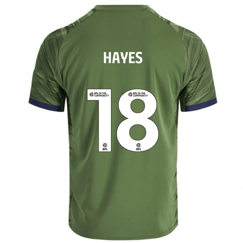 Danxen Damen Cian Hayes #18 Grün Weiß Auswärtstrikot Trikot 2025/26 T-Shirt Schweiz
