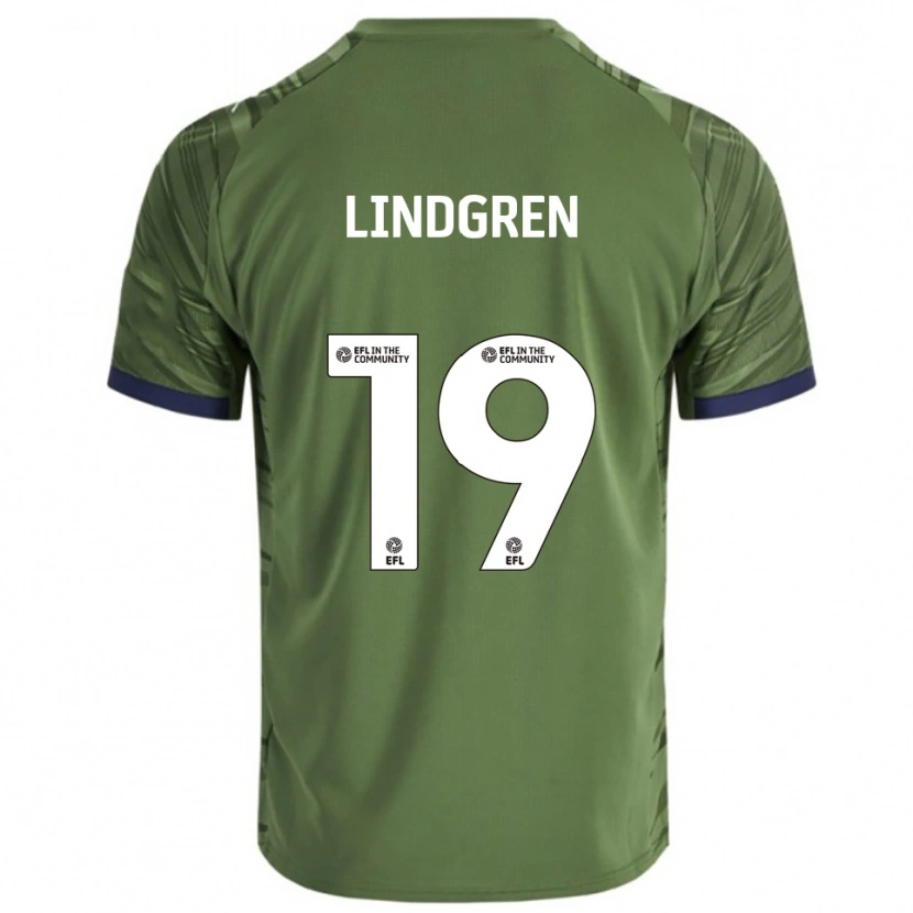 Danxen Damen Gustav Lindgren #19 Grün Weiß Auswärtstrikot Trikot 2025/26 T-Shirt Schweiz