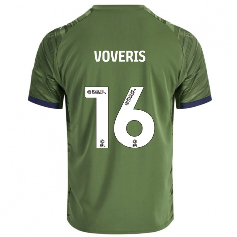 Danxen Damen Airidas Voveris #16 Grün Weiß Auswärtstrikot Trikot 2025/26 T-Shirt Schweiz