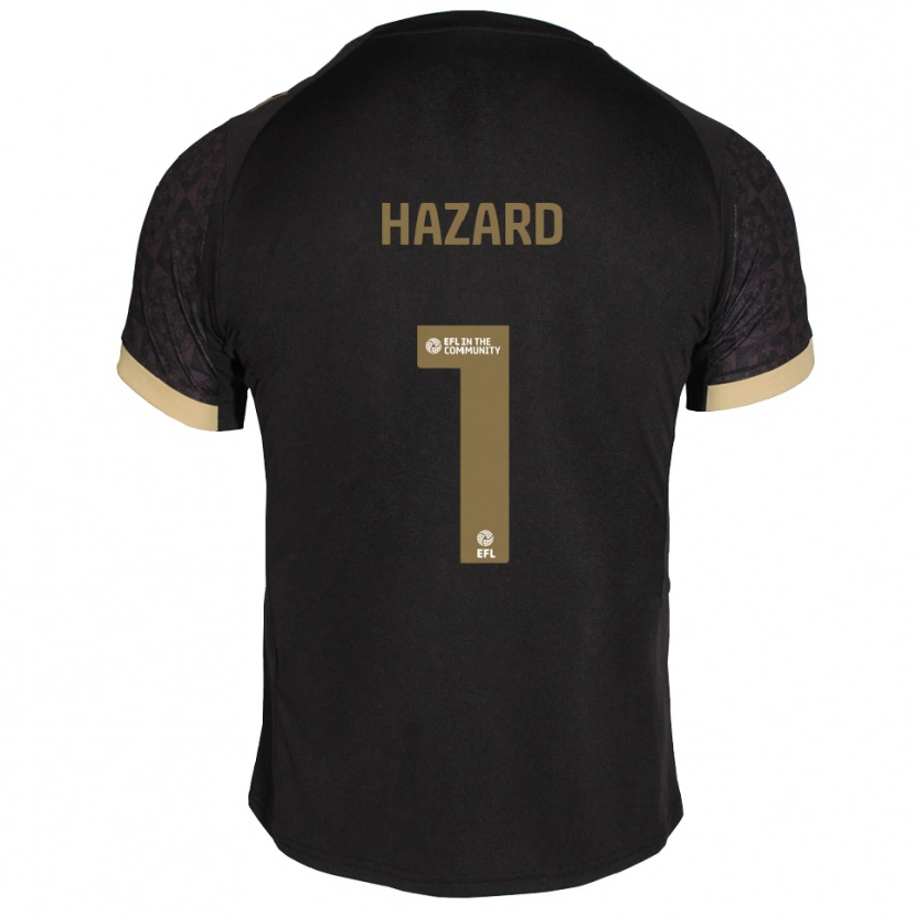Danxen Damen Conor Hazard #1 Schwarz Gold Auswärtstrikot Trikot 2025/26 T-Shirt Schweiz