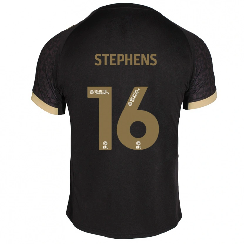 Danxen Damen Ella Stephens #16 Schwarz Gold Auswärtstrikot Trikot 2025/26 T-Shirt Schweiz