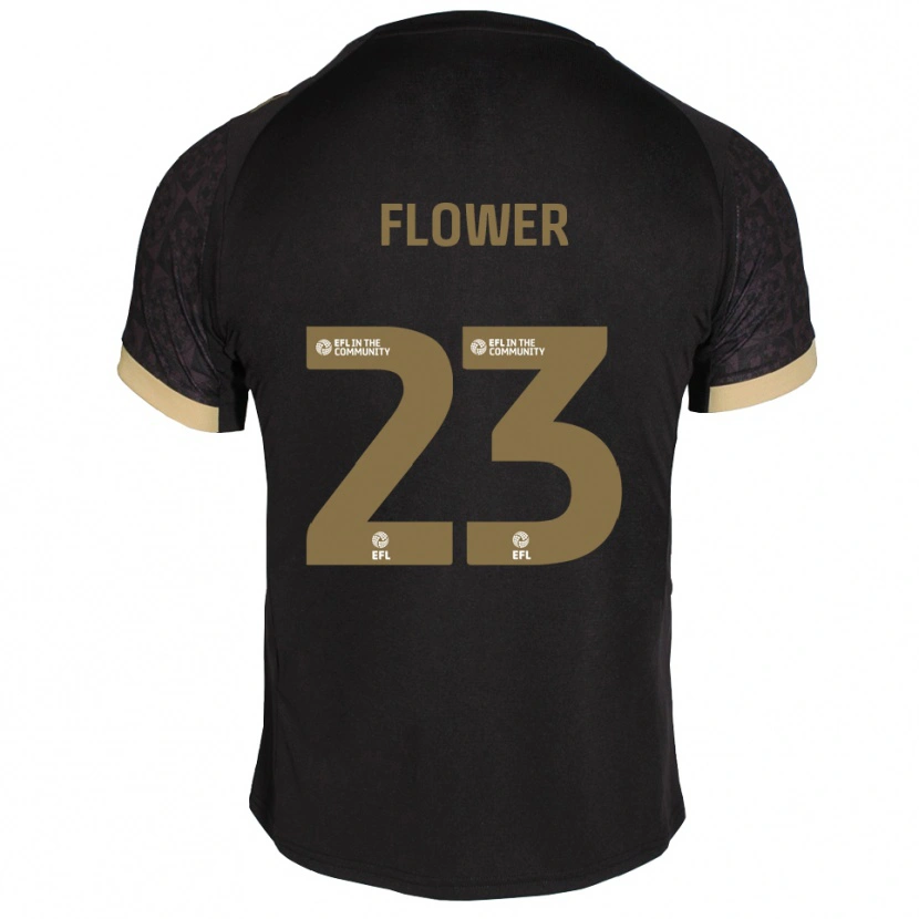 Danxen Damen Jack Flower #23 Schwarz Gold Auswärtstrikot Trikot 2025/26 T-Shirt Schweiz