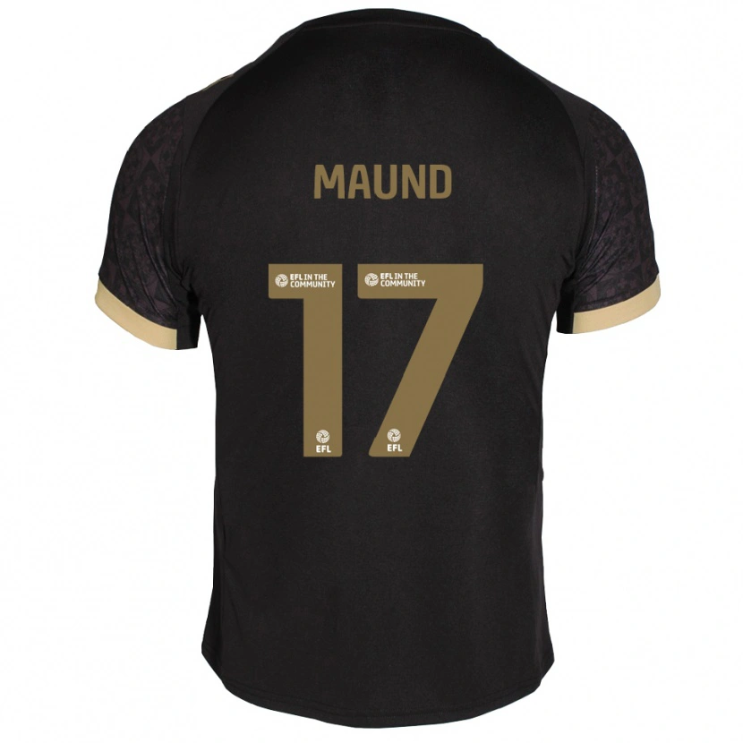 Danxen Damen Frankie Maund #17 Schwarz Gold Auswärtstrikot Trikot 2025/26 T-Shirt Schweiz