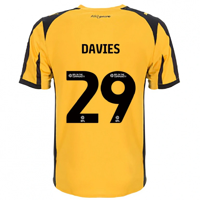 Danxen Damen Arron Davies #29 Orange Schwarz Auswärtstrikot Trikot 2025/26 T-Shirt Schweiz