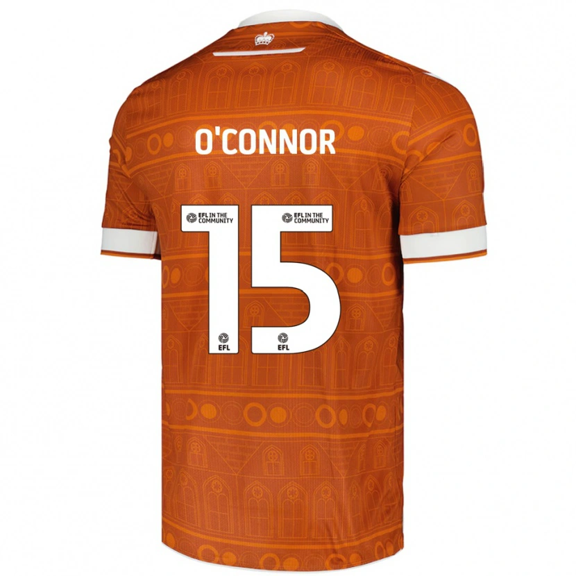 Danxen Damen Paudie O'connor #15 Orange Weiß Auswärtstrikot Trikot 2025/26 T-Shirt Schweiz