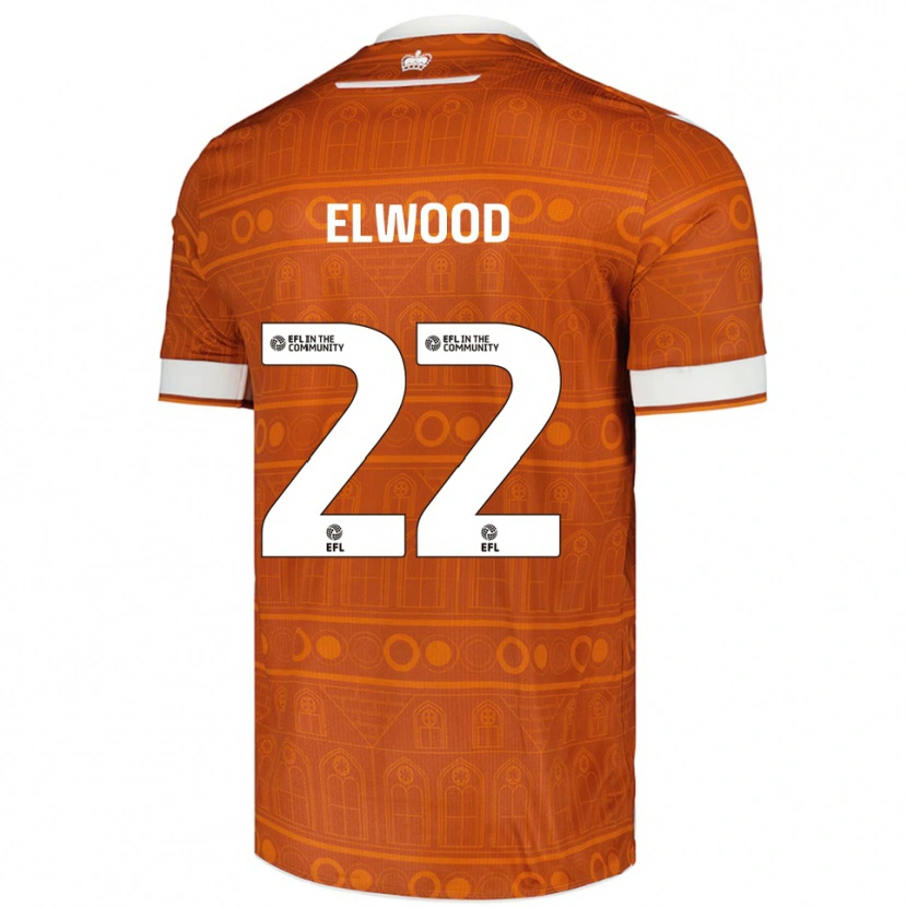Danxen Damen Amelia Elwood #22 Orange Weiß Auswärtstrikot Trikot 2025/26 T-Shirt Schweiz