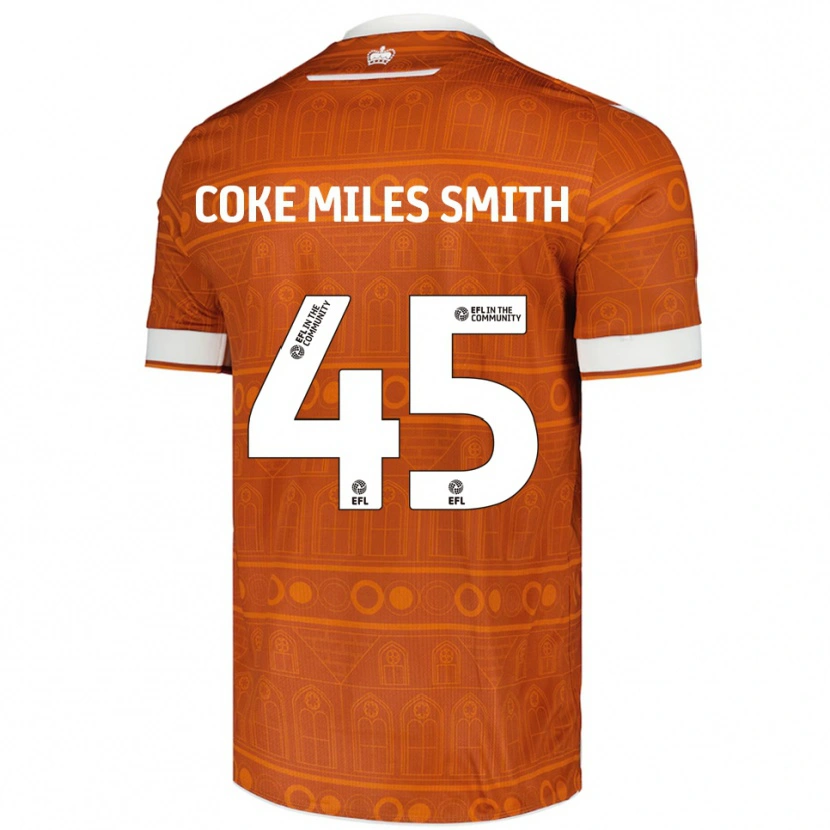 Danxen Damen Kiyan Coke Miles Smith #45 Orange Weiß Auswärtstrikot Trikot 2025/26 T-Shirt Schweiz