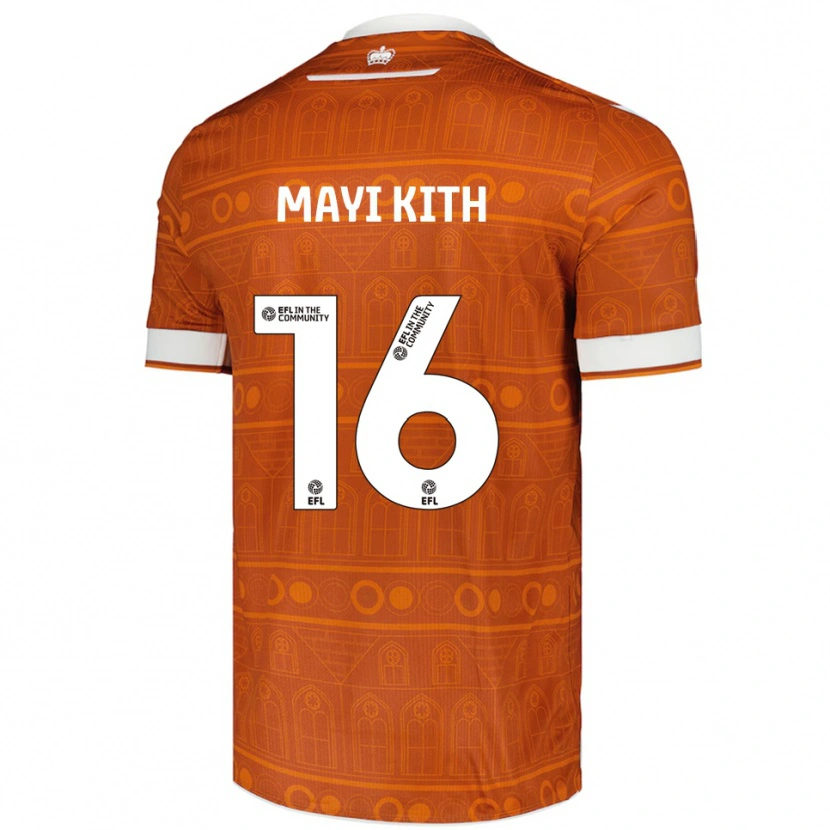 Danxen Damen Easther Mayi Kith #16 Orange Weiß Auswärtstrikot Trikot 2025/26 T-Shirt Schweiz