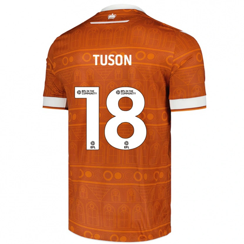 Danxen Damen Freya Meadows-Tuson #18 Orange Weiß Auswärtstrikot Trikot 2025/26 T-Shirt Schweiz