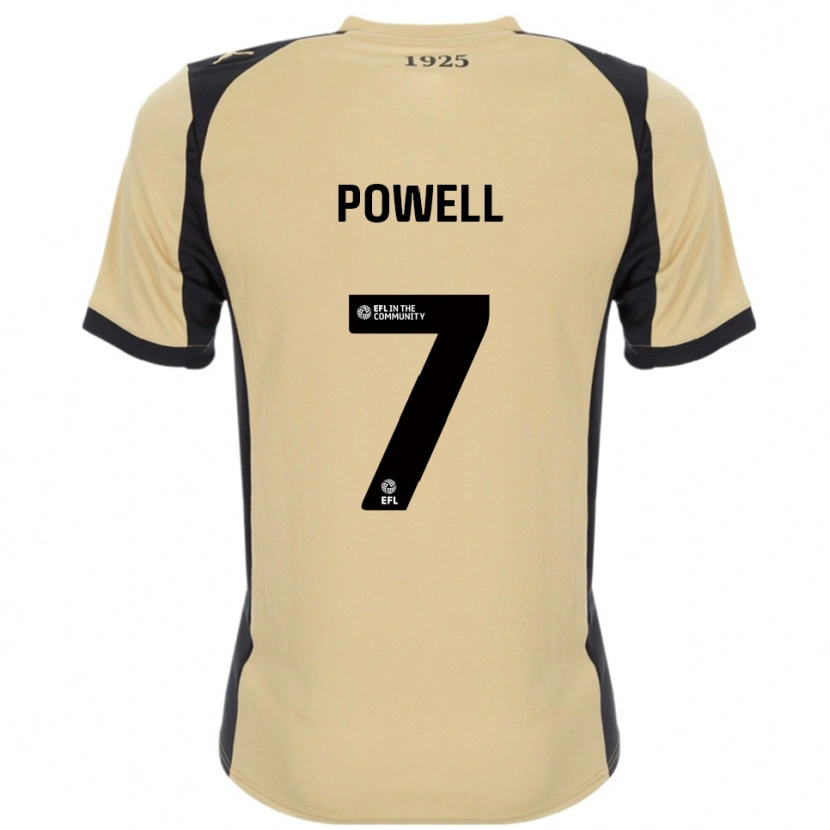 Danxen Damen Joe Powell #7 Gold Schwarz Auswärtstrikot Trikot 2025/26 T-Shirt Schweiz