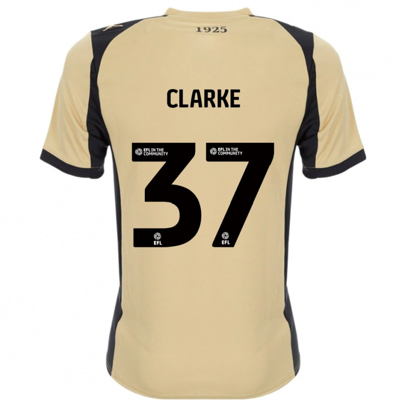 Danxen Damen James Clarke #37 Gold Schwarz Auswärtstrikot Trikot 2025/26 T-Shirt Schweiz