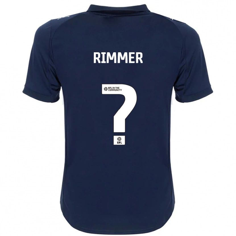 Danxen Damen Harry Rimmer #0 Marine Weiß Auswärtstrikot Trikot 2025/26 T-Shirt Schweiz