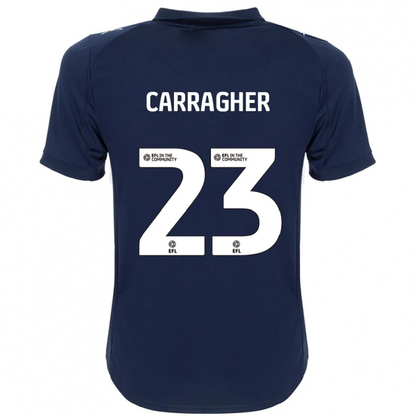 Danxen Damen James Carragher #23 Marine Weiß Auswärtstrikot Trikot 2025/26 T-Shirt Schweiz