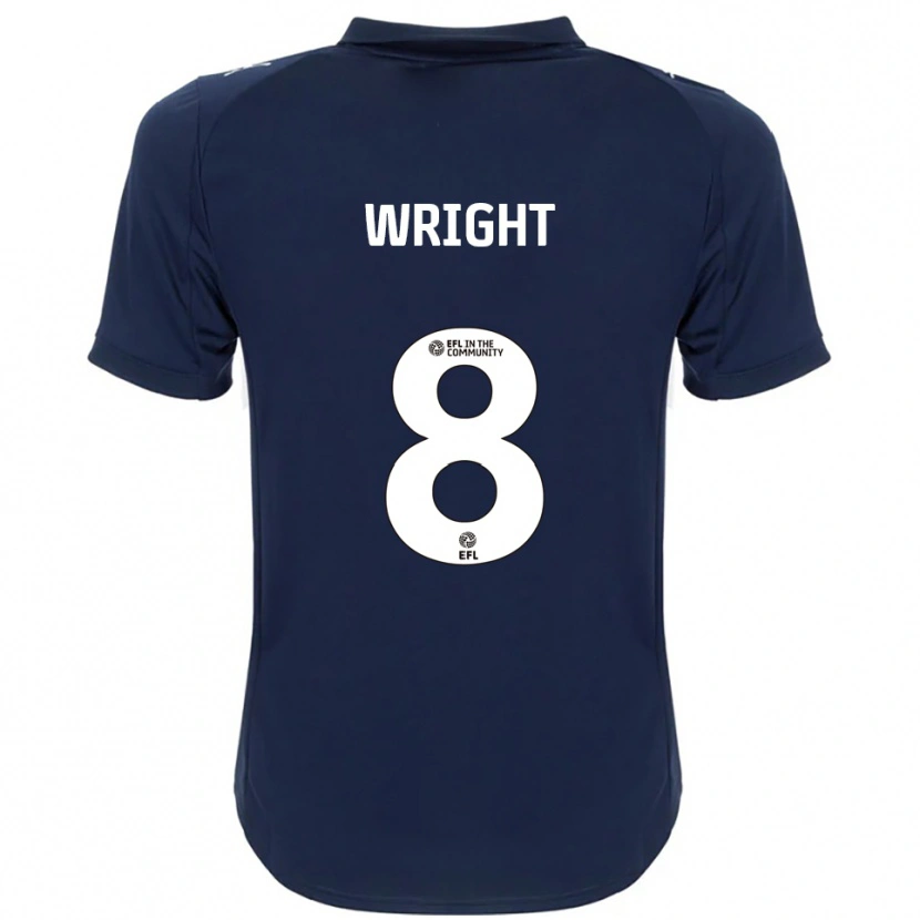 Danxen Damen Callum Wright #8 Marine Weiß Auswärtstrikot Trikot 2025/26 T-Shirt Schweiz