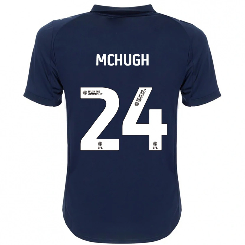 Danxen Damen Harry Mchugh #24 Marine Weiß Auswärtstrikot Trikot 2025/26 T-Shirt Schweiz