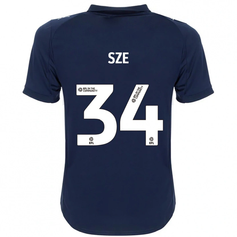 Danxen Damen Chris Sze #34 Marine Weiß Auswärtstrikot Trikot 2025/26 T-Shirt Schweiz