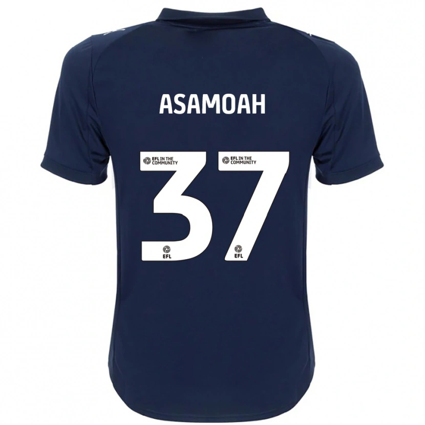 Danxen Damen Maleace Asamoah #37 Marine Weiß Auswärtstrikot Trikot 2025/26 T-Shirt Schweiz