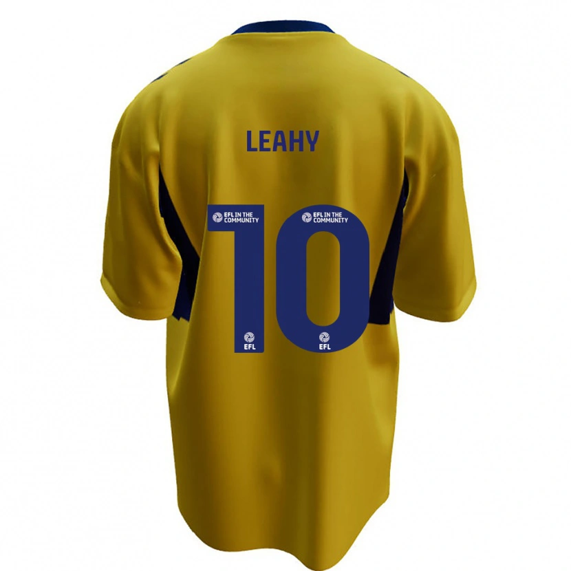 Danxen Damen Luke Leahy #10 Gelb Blau Auswärtstrikot Trikot 2025/26 T-Shirt Schweiz