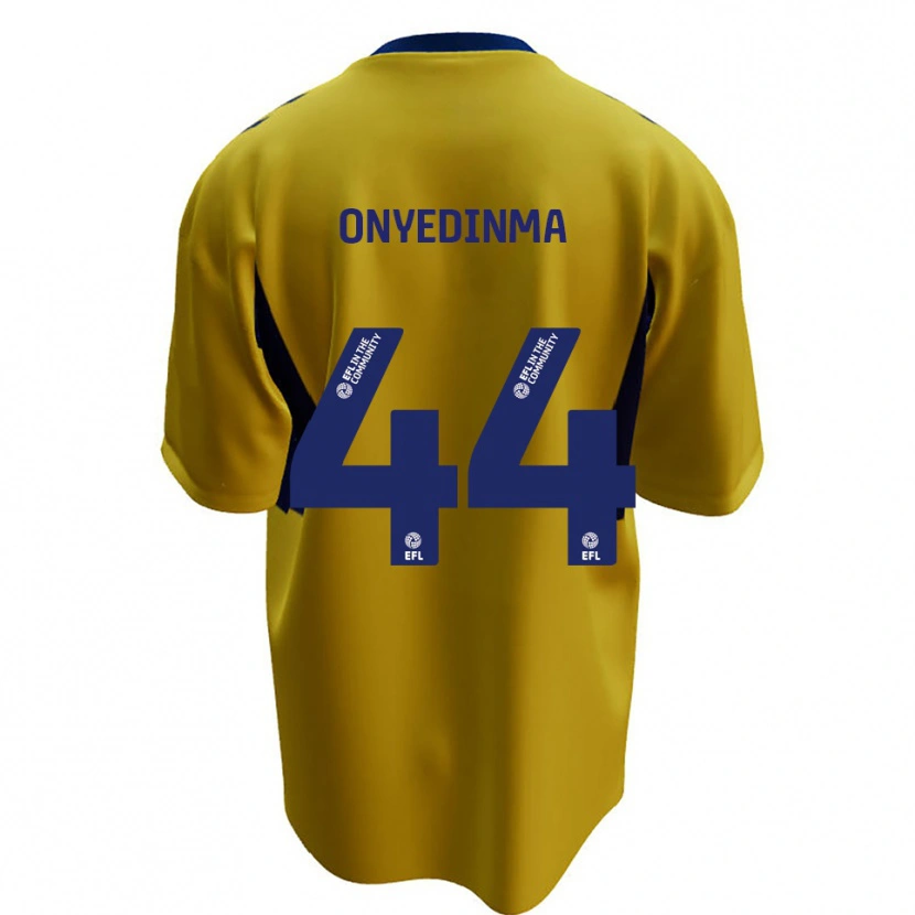 Danxen Damen Fred Onyedinma #44 Gelb Blau Auswärtstrikot Trikot 2025/26 T-Shirt Schweiz