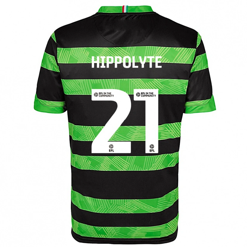 Danxen Damen Myles Hippolyte #21 Schwarz Grün Auswärtstrikot Trikot 2025/26 T-Shirt Schweiz