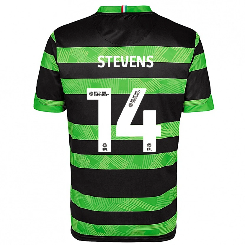 Danxen Damen Matty Stevens #14 Schwarz Grün Auswärtstrikot Trikot 2025/26 T-Shirt Schweiz