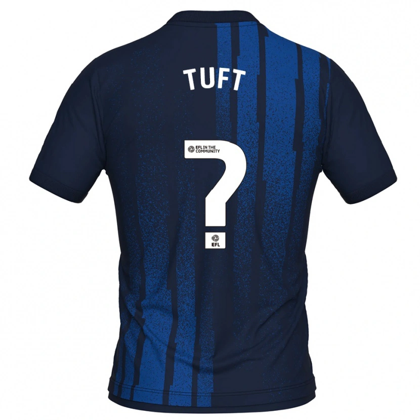 Danxen Damen Jacob Tuft #0 Marine Weiß Auswärtstrikot Trikot 2025/26 T-Shirt Schweiz