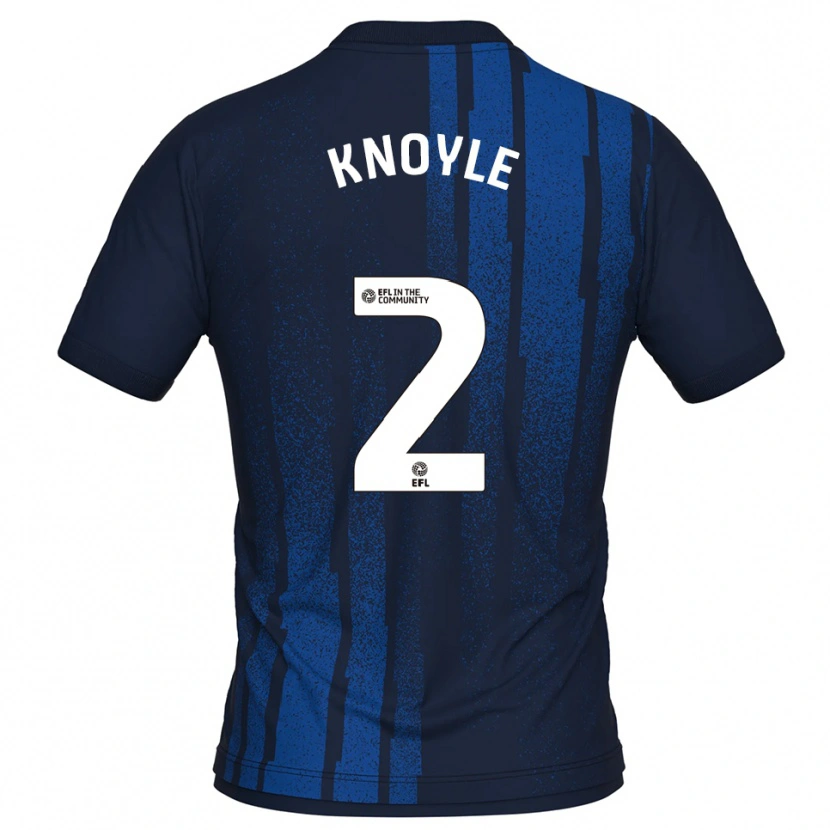 Danxen Damen Kyle Knoyle #2 Marine Weiß Auswärtstrikot Trikot 2025/26 T-Shirt Schweiz