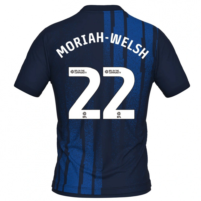 Danxen Damen Nathan Moriah-Welsh #22 Marine Weiß Auswärtstrikot Trikot 2025/26 T-Shirt Schweiz
