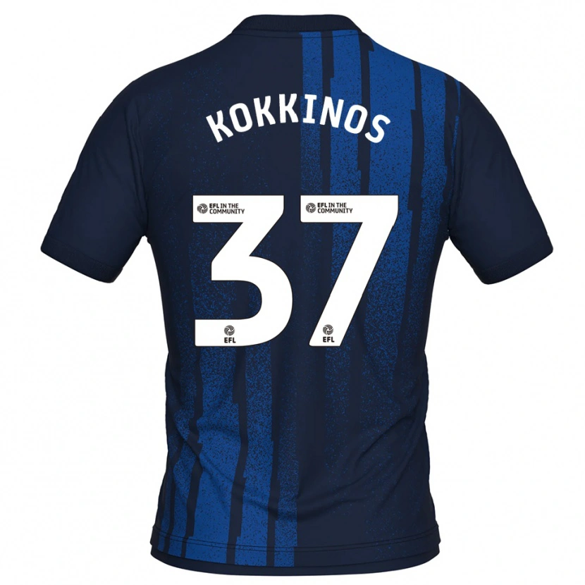 Danxen Damen Ronnie Kokkinos #37 Marine Weiß Auswärtstrikot Trikot 2025/26 T-Shirt Schweiz