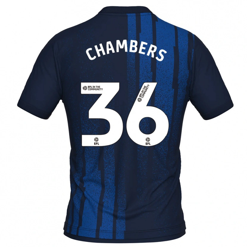 Danxen Damen Jayden Chambers #36 Marine Weiß Auswärtstrikot Trikot 2025/26 T-Shirt Schweiz