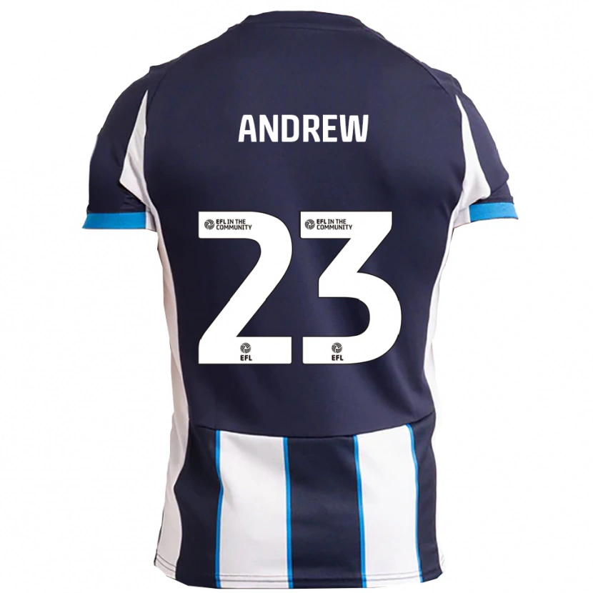 Danxen Damen Danny Andrew #23 Weiß Marine Auswärtstrikot Trikot 2025/26 T-Shirt Schweiz