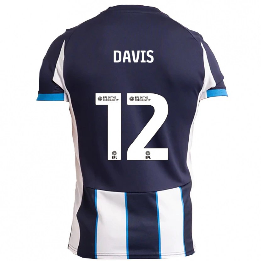 Danxen Damen Archie Davis #12 Weiß Marine Auswärtstrikot Trikot 2025/26 T-Shirt Schweiz