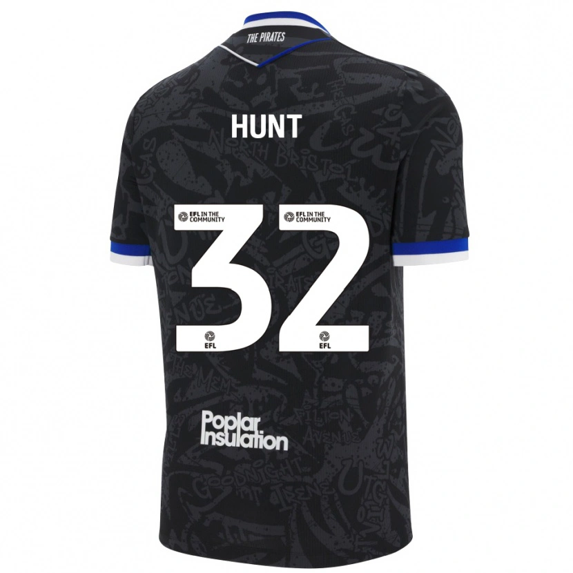 Danxen Damen Jack Hunt #32 Schwarz Weiß Auswärtstrikot Trikot 2025/26 T-Shirt Schweiz