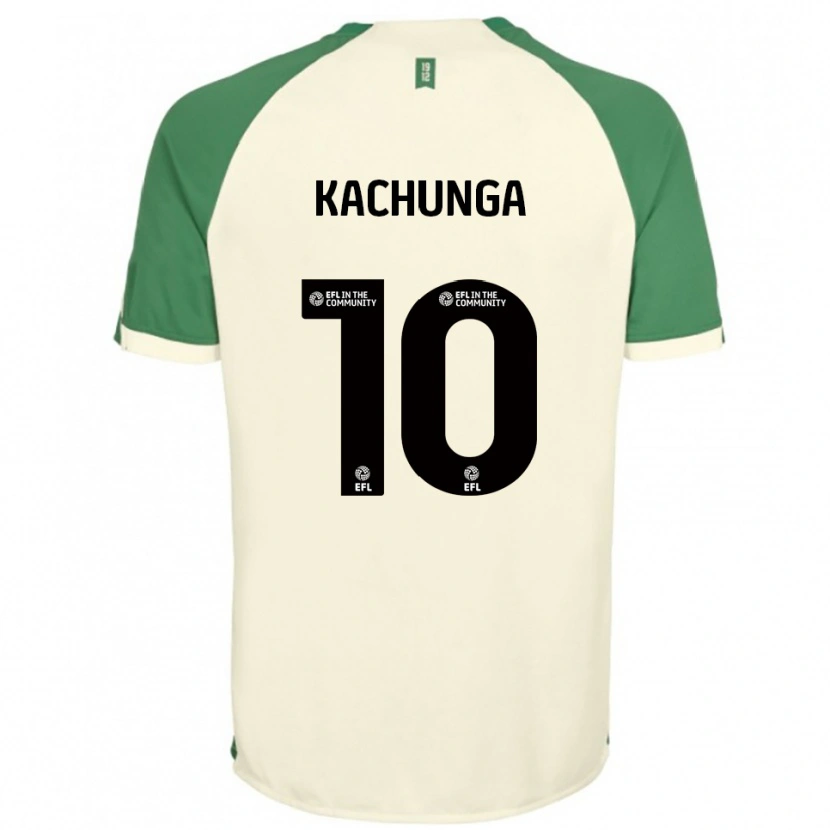 Danxen Damen Elias Kachunga #10 Cremeweiß Grün Auswärtstrikot Trikot 2025/26 T-Shirt Schweiz