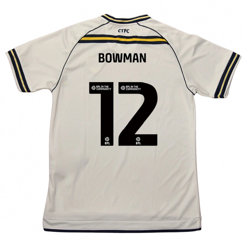 Danxen Damen Ryan Bowman #12 Weiß Marine Auswärtstrikot Trikot 2025/26 T-Shirt Schweiz