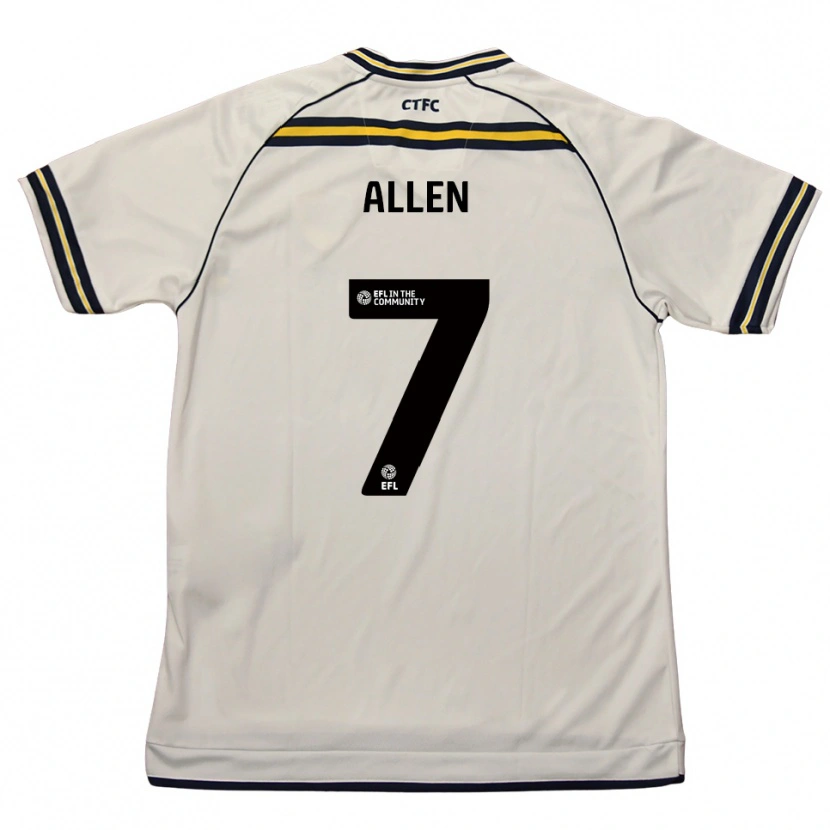Danxen Damen Emily Allen #7 Weiß Marine Auswärtstrikot Trikot 2025/26 T-Shirt Schweiz