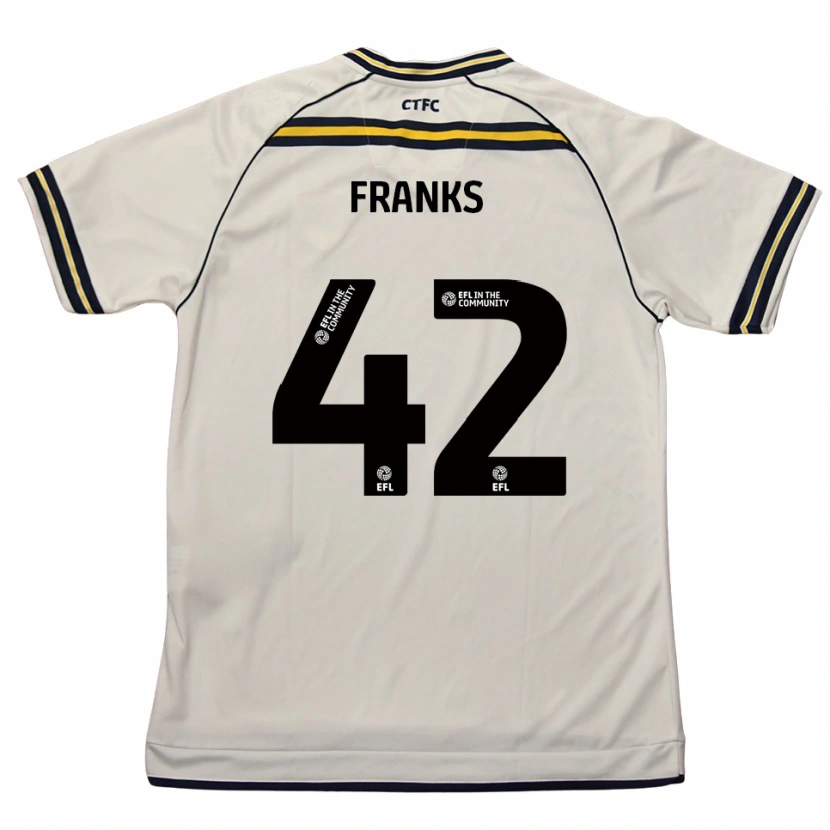 Danxen Damen Jude Franks #42 Weiß Marine Auswärtstrikot Trikot 2025/26 T-Shirt Schweiz