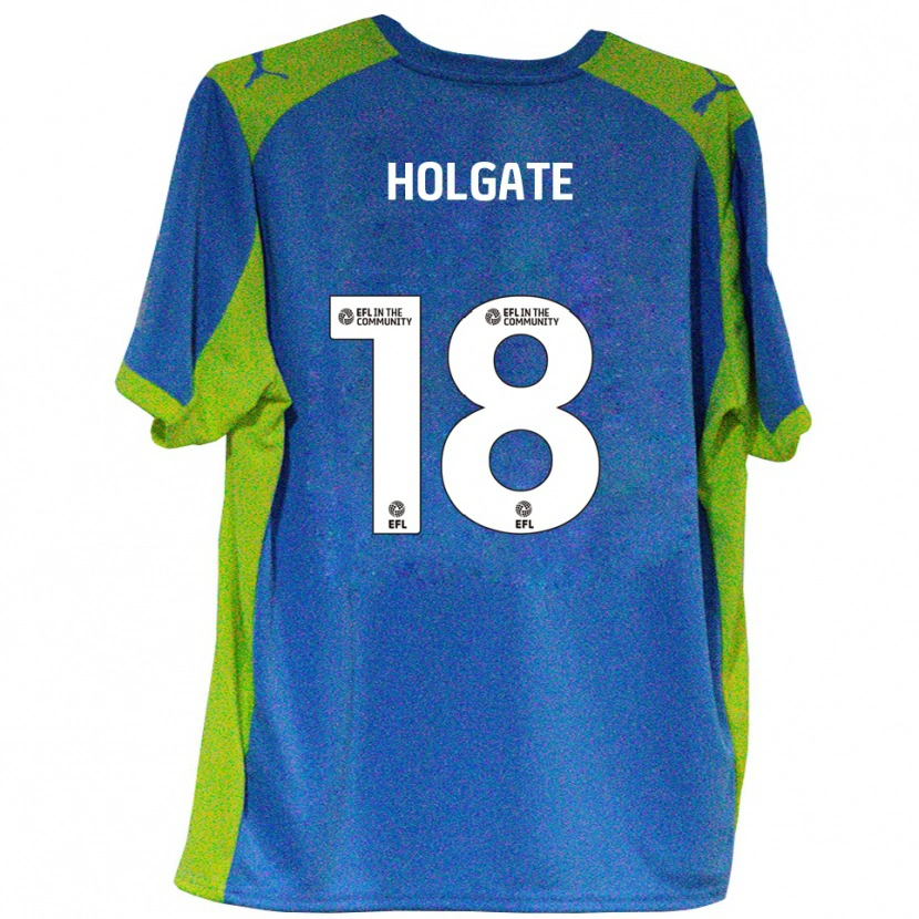 Danxen Damen Harrison Holgate #18 Himmelblau Gelb Auswärtstrikot Trikot 2025/26 T-Shirt Schweiz