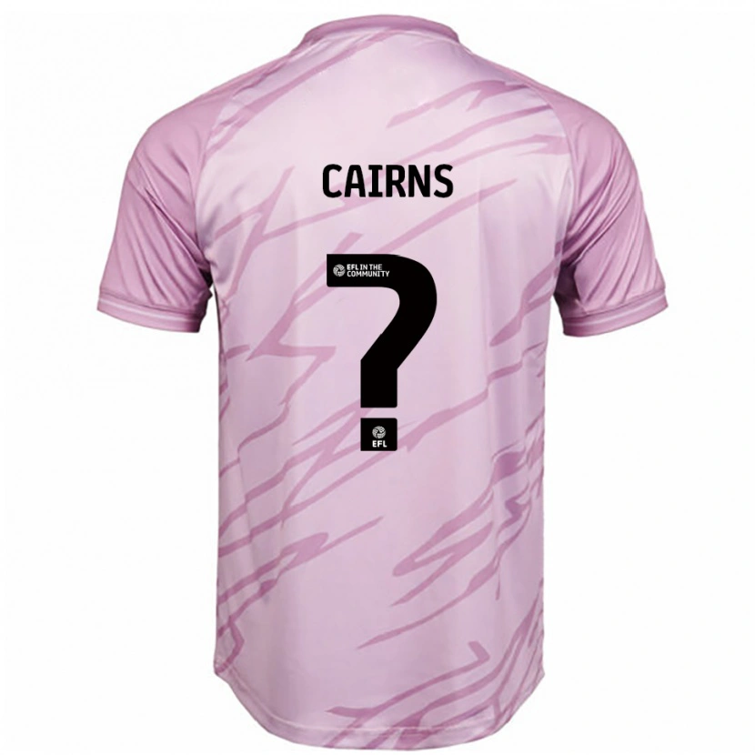 Danxen Damen Karsten Cairns #0 Pink Schwarz Auswärtstrikot Trikot 2025/26 T-Shirt Schweiz