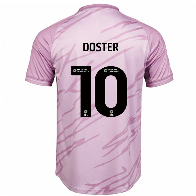 Danxen Damen Katie Doster #10 Pink Schwarz Auswärtstrikot Trikot 2025/26 T-Shirt Schweiz