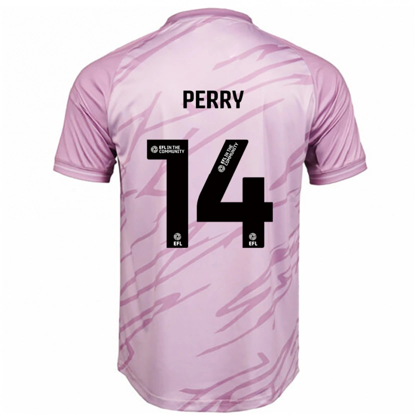 Danxen Damen Taylor Perry #14 Pink Schwarz Auswärtstrikot Trikot 2025/26 T-Shirt Schweiz