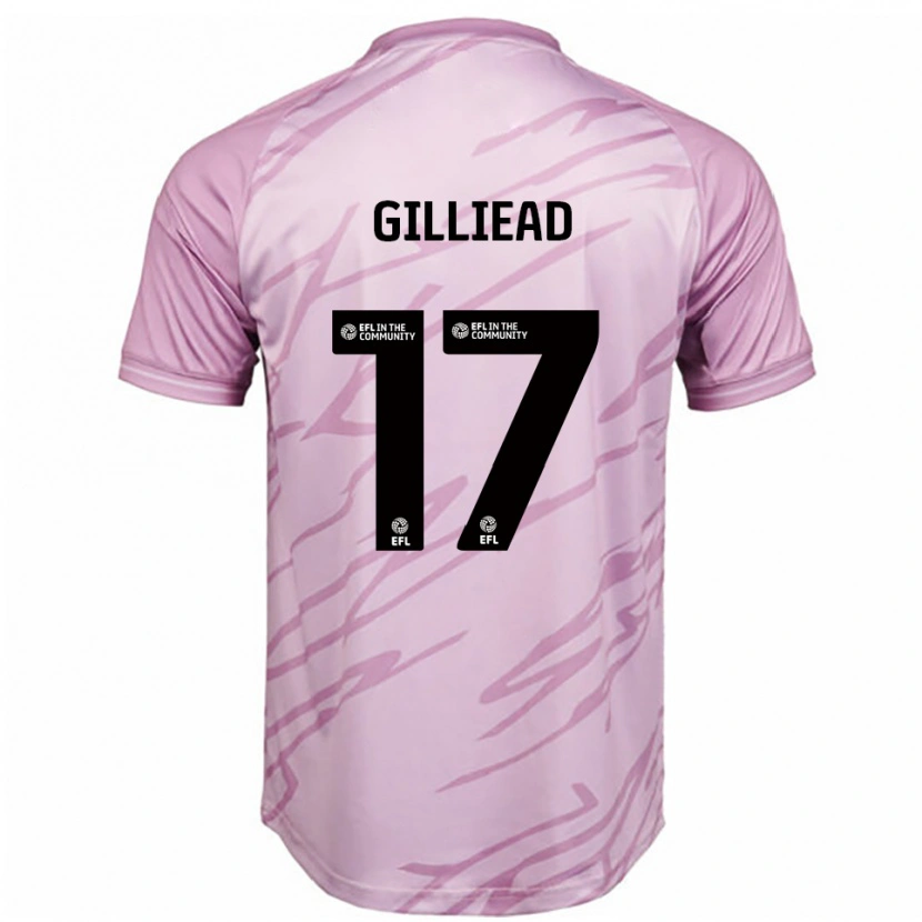 Danxen Damen Alex Gilliead #17 Pink Schwarz Auswärtstrikot Trikot 2025/26 T-Shirt Schweiz