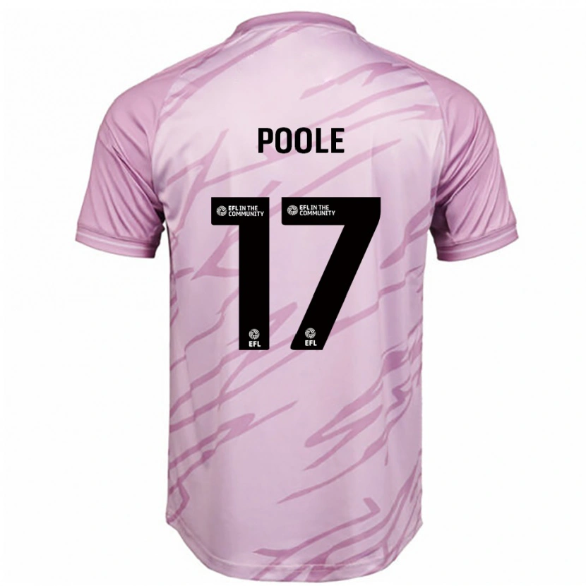 Danxen Damen Mia Poole #17 Pink Schwarz Auswärtstrikot Trikot 2025/26 T-Shirt Schweiz