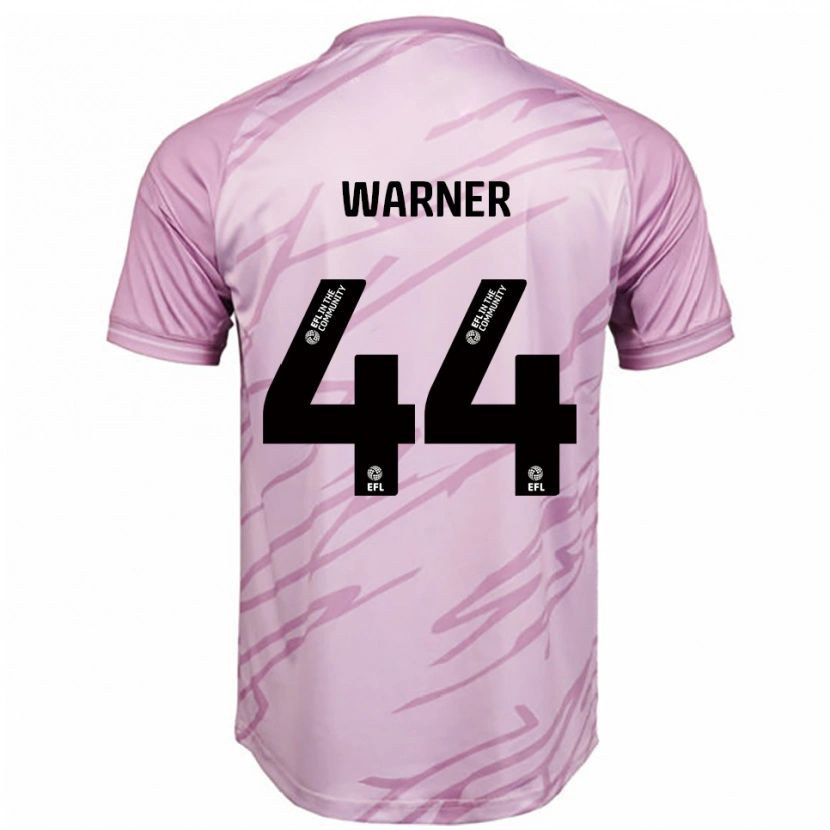 Danxen Damen James Warner #44 Pink Schwarz Auswärtstrikot Trikot 2025/26 T-Shirt Schweiz