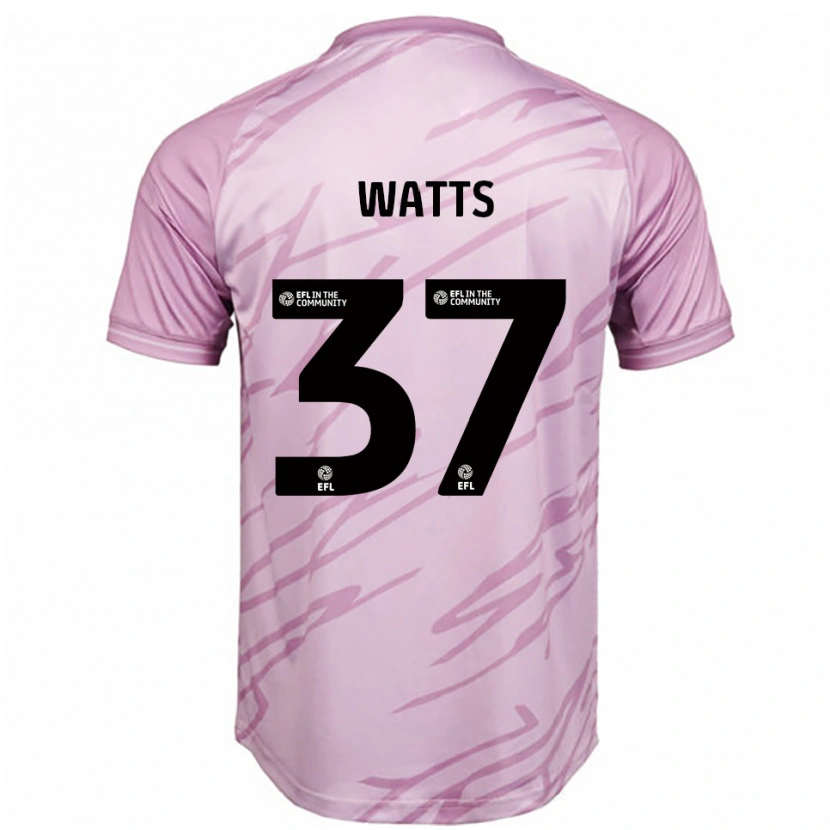 Danxen Damen Harvey Watts #37 Pink Schwarz Auswärtstrikot Trikot 2025/26 T-Shirt Schweiz