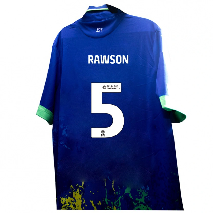 Danxen Damen Farrend Rawson #5 Blau Gelb Auswärtstrikot Trikot 2025/26 T-Shirt Schweiz