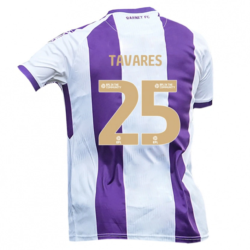 Danxen Damen Nikola Tavares #25 Weiß Lila Auswärtstrikot Trikot 2025/26 T-Shirt Schweiz