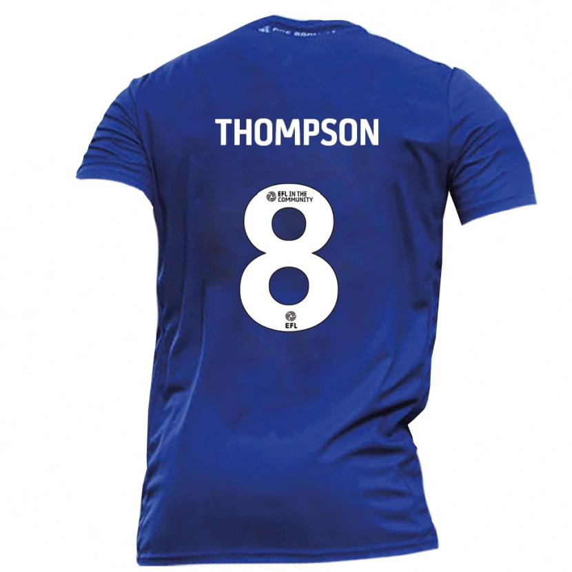 Danxen Damen Ben Thompson #8 Blau Weiß Auswärtstrikot Trikot 2025/26 T-Shirt Schweiz