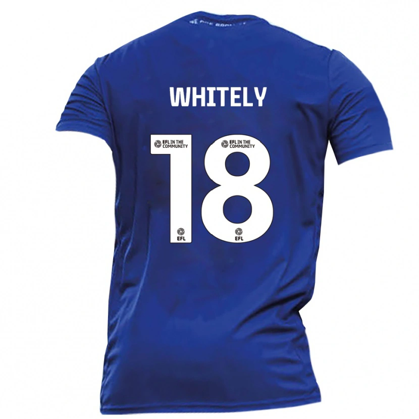 Danxen Damen Corey Whitely #18 Blau Weiß Auswärtstrikot Trikot 2025/26 T-Shirt Schweiz