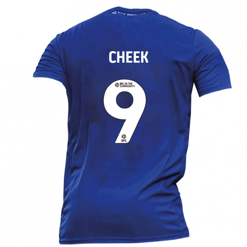 Danxen Damen Michael Cheek #9 Blau Weiß Auswärtstrikot Trikot 2025/26 T-Shirt Schweiz